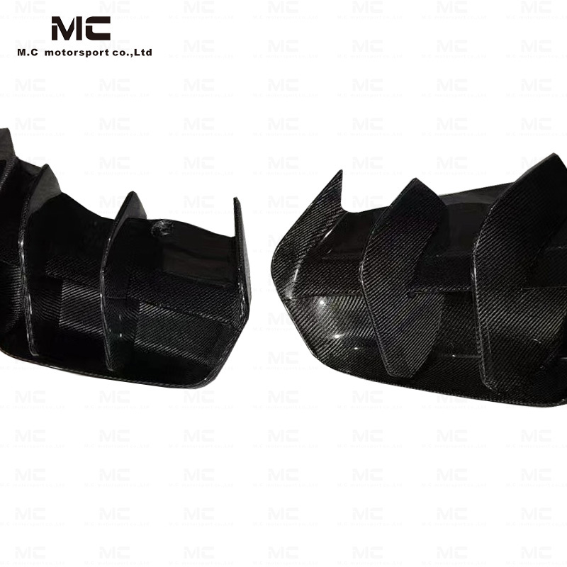 For BMW I8 Carbon Fiber Rear Diffures+Spoiler 2012-2021