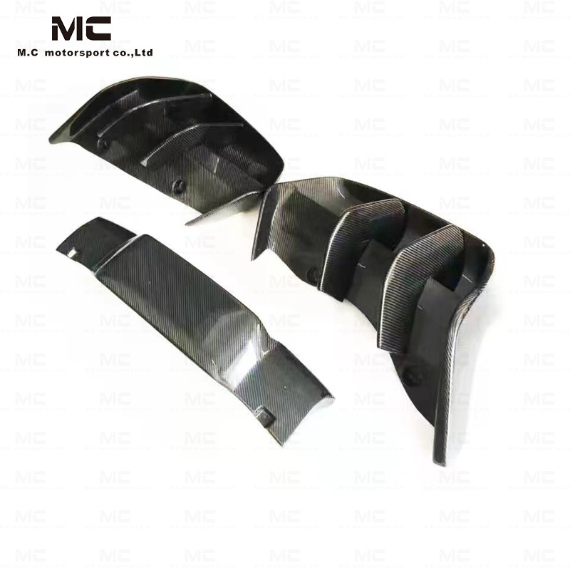 For BMW I8 Carbon Fiber Rear Diffures+Spoiler 2012-2021