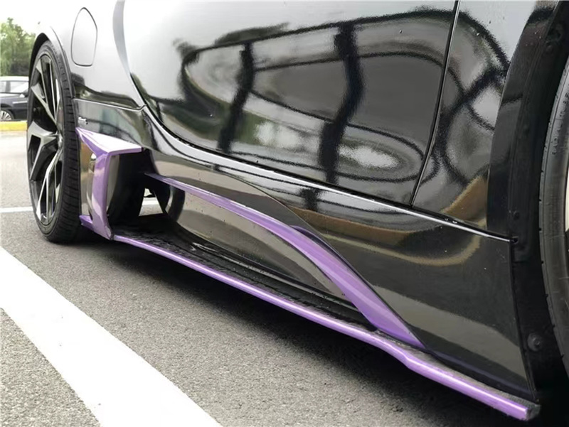 For BMW I8 Top Style Carbon Fiber Side Skirts 2015-2021