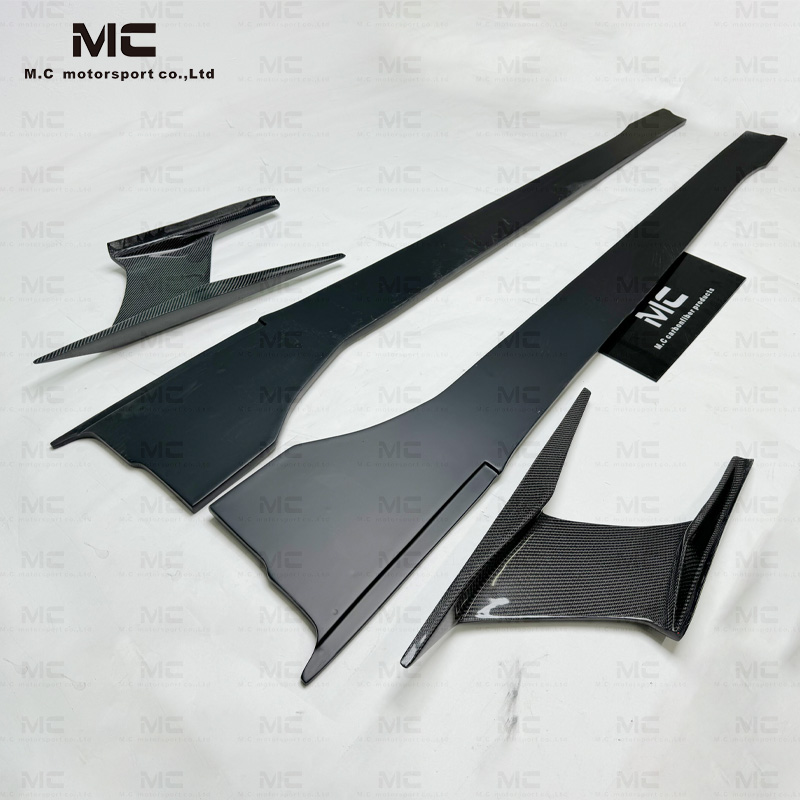 For BMW I8 Top Style Carbon Fiber Side Skirts 2015-2021