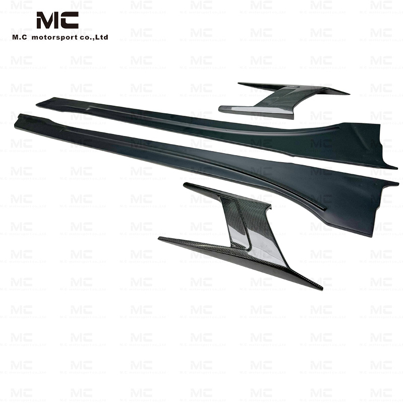 For BMW I8 Top Style Carbon Fiber Side Skirts 2015-2021