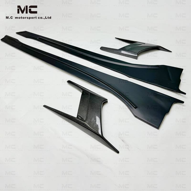 For BMW I8 Top Style Carbon Fiber Side Skirts 2015-2021
