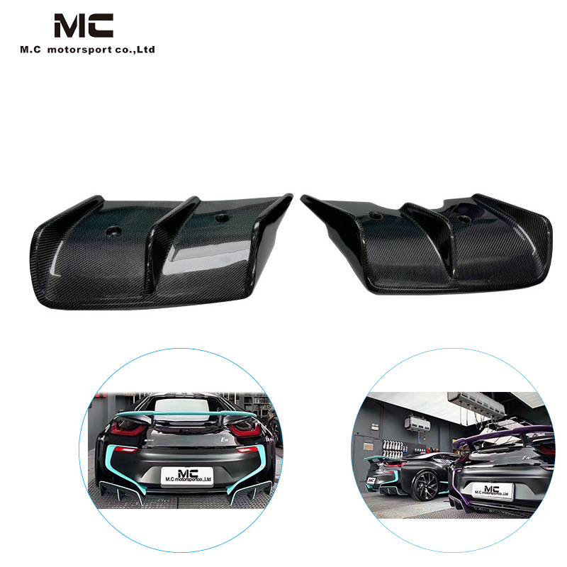 For BMW I8 Top Style Carbon Fiber Rear Diffuser 2015-2021
