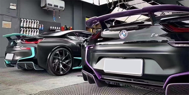 For BMW I8 Top Style Carbon Fiber Spoiler 2015-2021