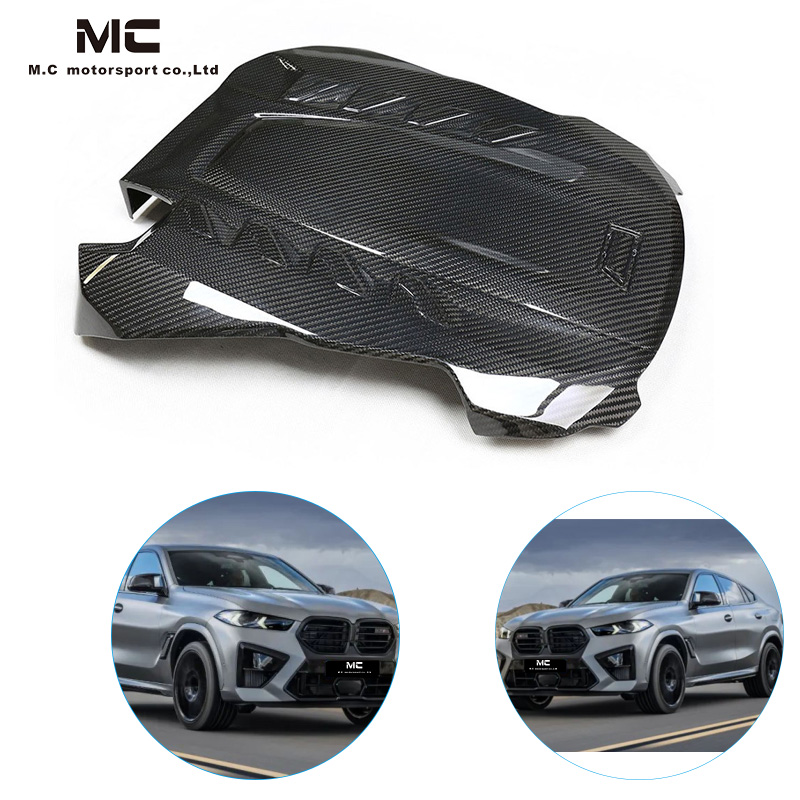 For BMW  X5M F95 Carbon Fiber Engine Hood Trim 2020-IN