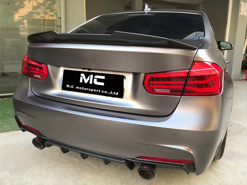For BMW 1Series F20 PSM Style Carbon Fiber Spoiler 2012-2019
