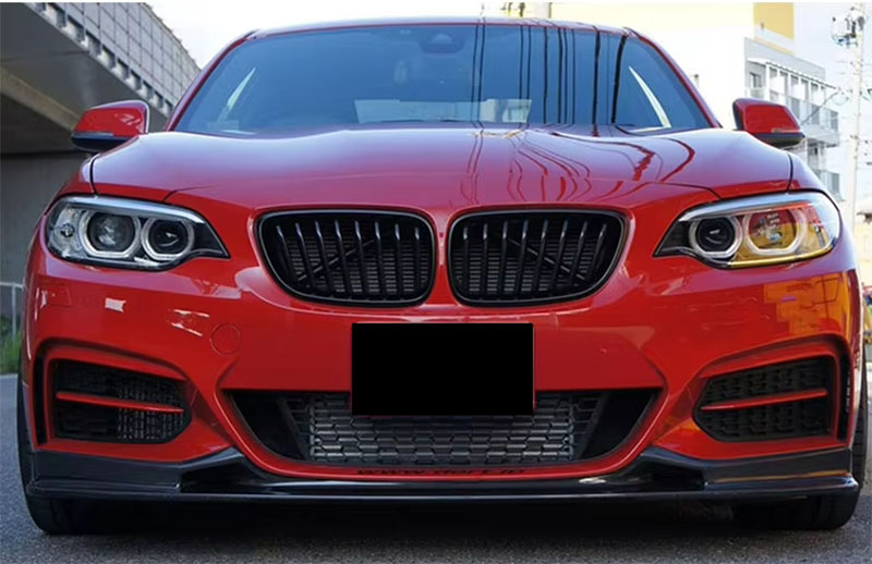 For BMW 1Series F21 EXO Style Carbon Fiber Front Lip 2014-2021