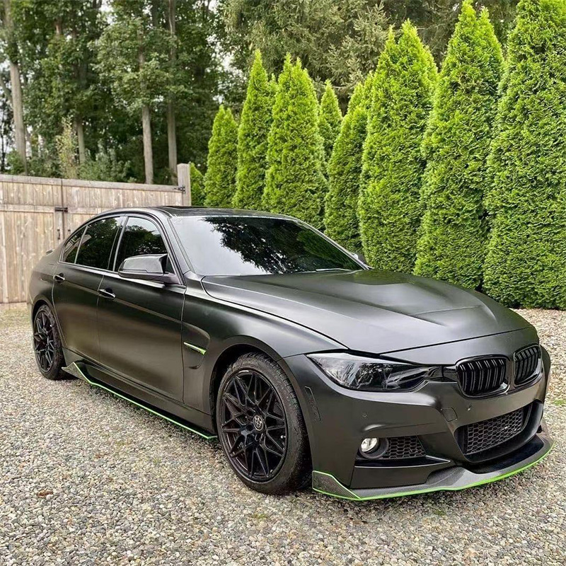 For BMW 3Series F30 Carbon Fiber Front Lip 2014-2019