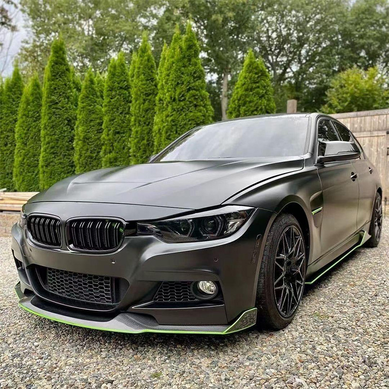 For BMW 3Series F30 Carbon Fiber Front Lip 2014-2019