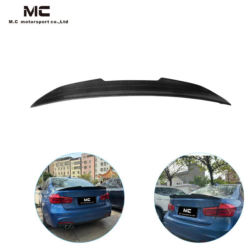 For BMW 3Series F30 PSM Style Carbon Fiber Spoiler 2014-2019