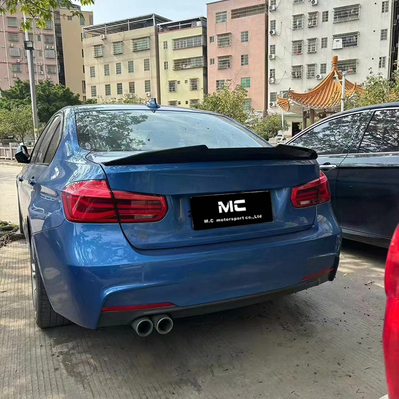 For BMW 3Series F30 PSM Style Carbon Fiber Spoiler 2014-2019