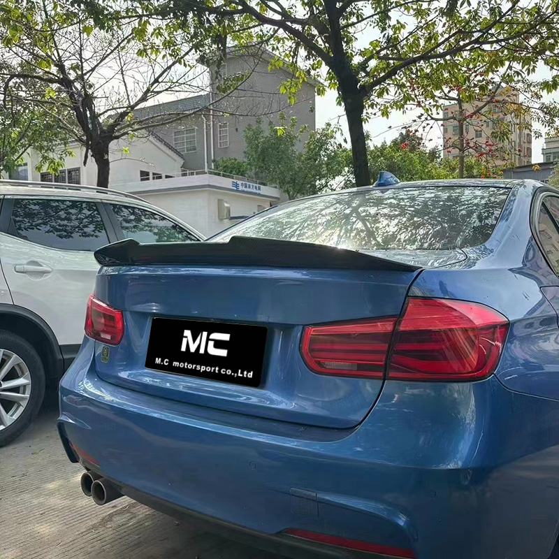 For BMW 3Series F30 PSM Style Carbon Fiber Spoiler 2014-2019