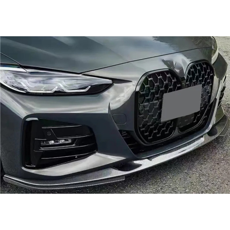 For BMW 4Series G22 3D Style Carbon Fiber Front Lip 2020-IN
