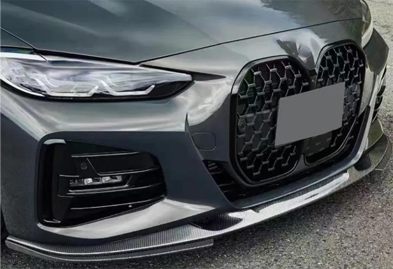 For BMW 4Series G22 3D Style Carbon Fiber Front Lip 2020-IN