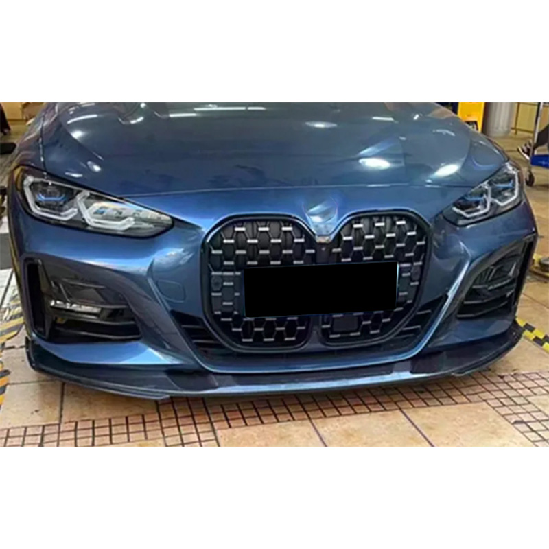 For BMW 4Series G22 3D Style Carbon Fiber Front Lip 2020-IN