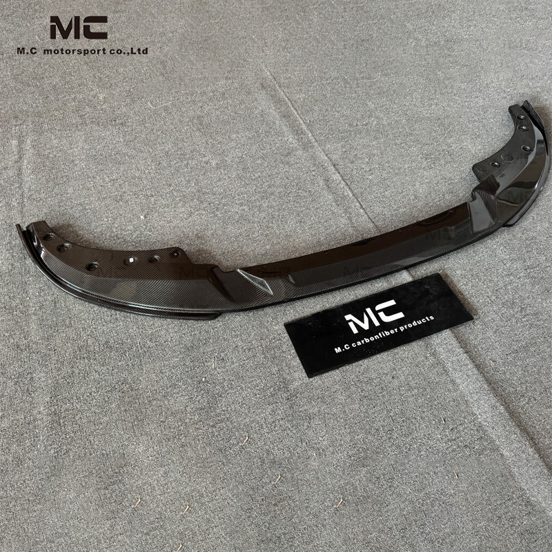 For BMW 4Series G22 3D Style Carbon Fiber Front Lip 2020-IN