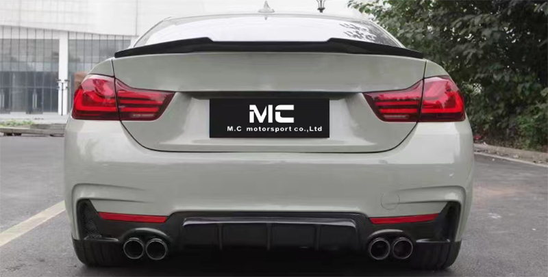 For BMW 4Series G22 M4 Style Carbon Fiber Spoiler 2020-IN