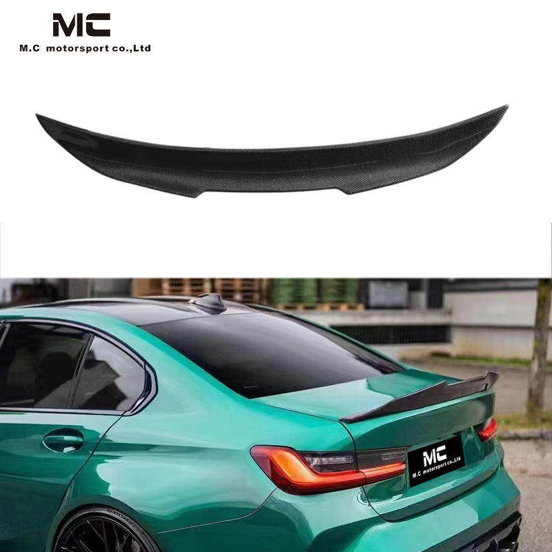 For BMW 4Series G22 PSM Style Carbon Fiber Spoiler 2020-IN