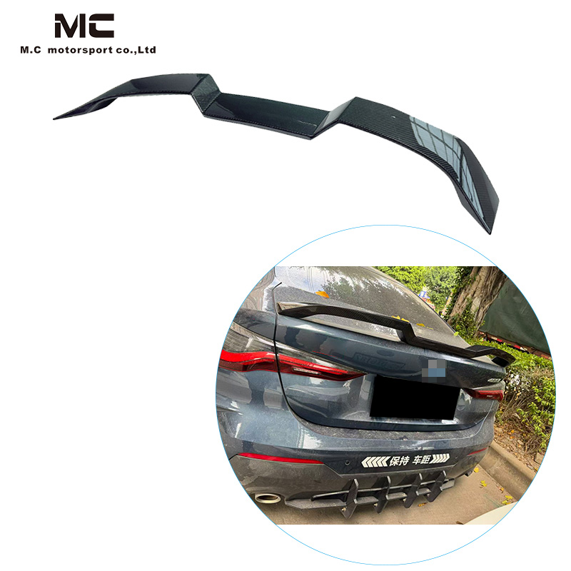  For BMW 4Series G22 V Style Carbon Fiber Spoiler 2020-IN