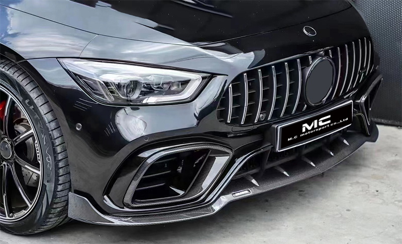 For Mercedes Benz GT63 Brab Style Carbon Fiber Front Bumper Air Vent 2019+