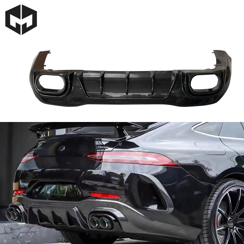 For Mercedes Benz GT63 Brab Style Carbon Fiber Rear Diffuser 2019+