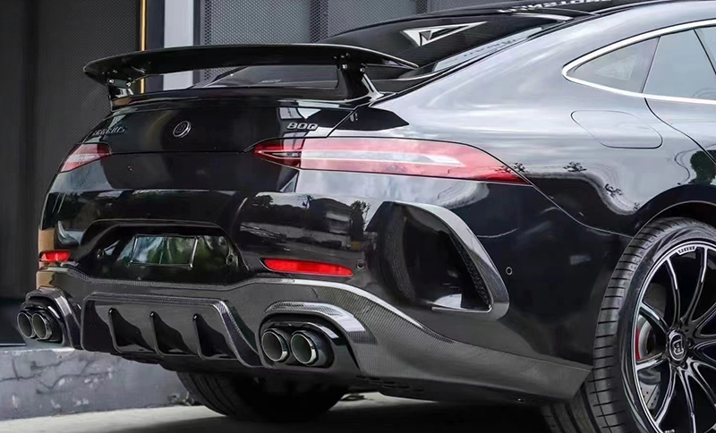 For Mercedes Benz GT63 Brab Style Carbon Fiber Rear Diffuser 2019+