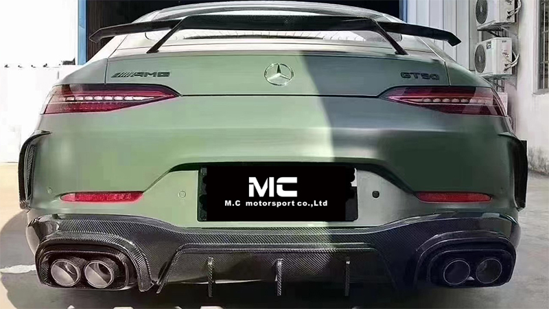 For Mercedes Benz GT63 Brab Style Carbon Fiber Rear Canards 2019+