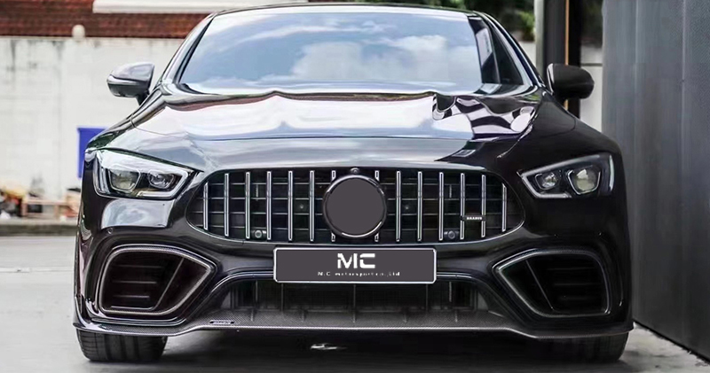 For Mercedes Benz GT63 Brab Style Carbon Fiber  Front Lip 2019+