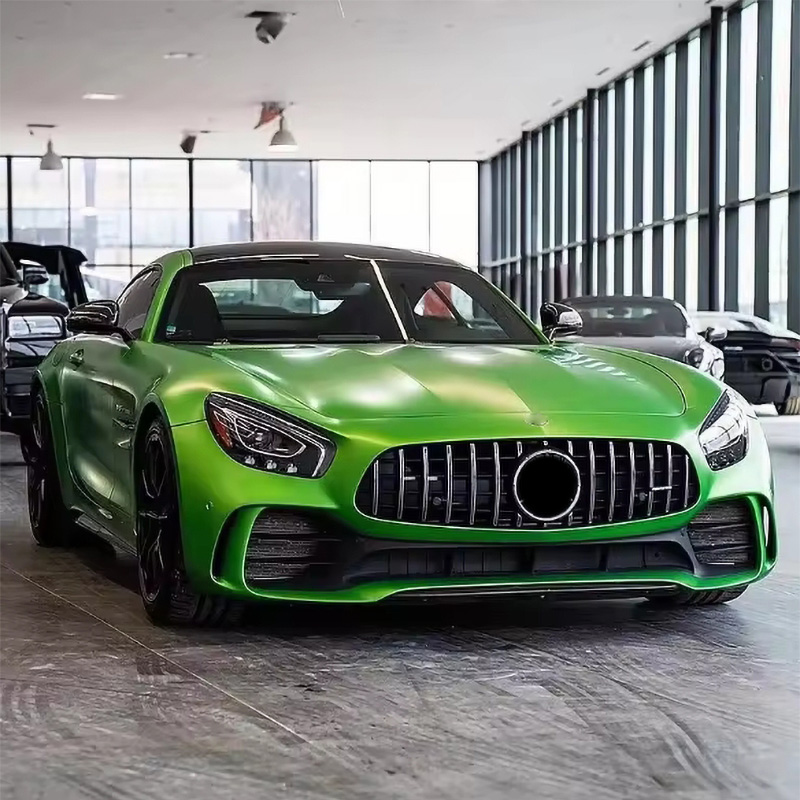 For Mercedes Benz AMG GT Half Carbon Fiber Front Bumper 2016+