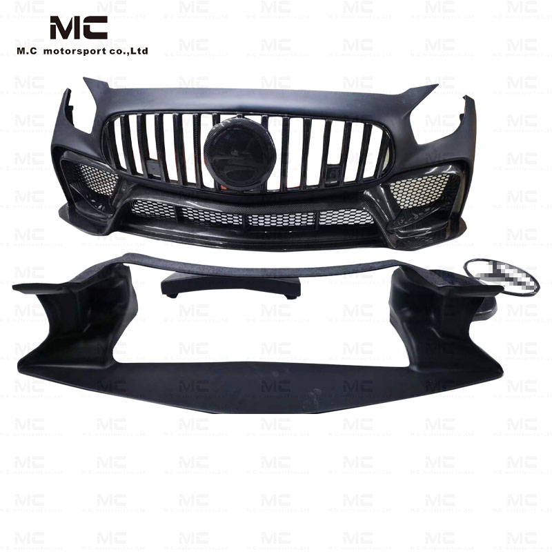 For Mercedes Benz AMG GT IMP Style Half Carbon Fiber Front Bumper 2016+