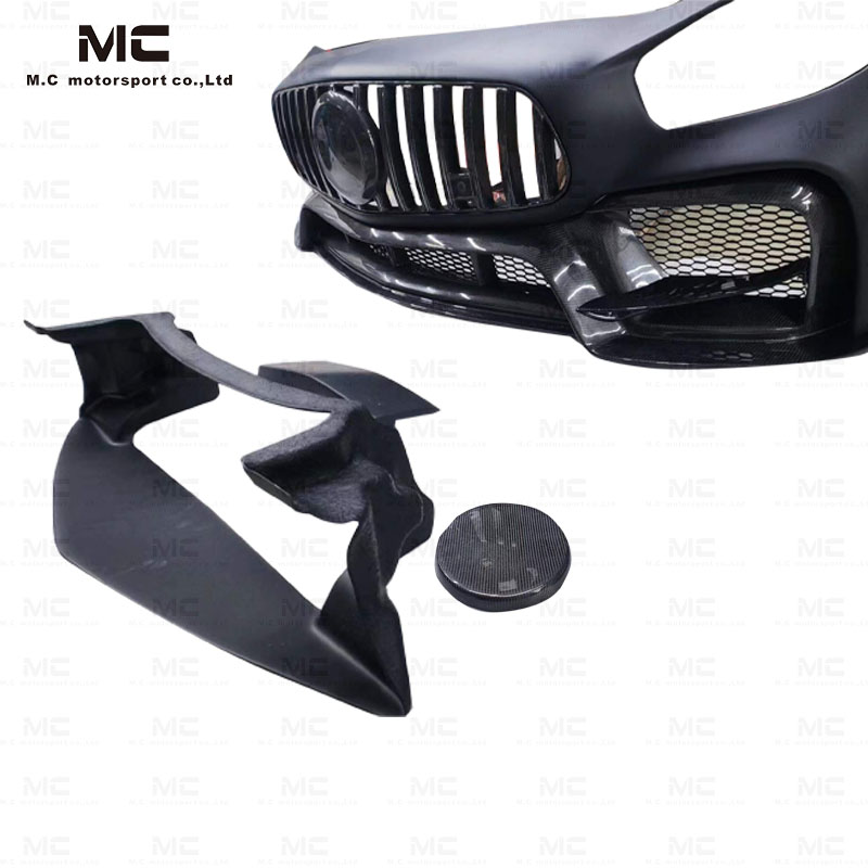 For Mercedes Benz AMG GT IMP Style Half Carbon Fiber Front Bumper 2016+