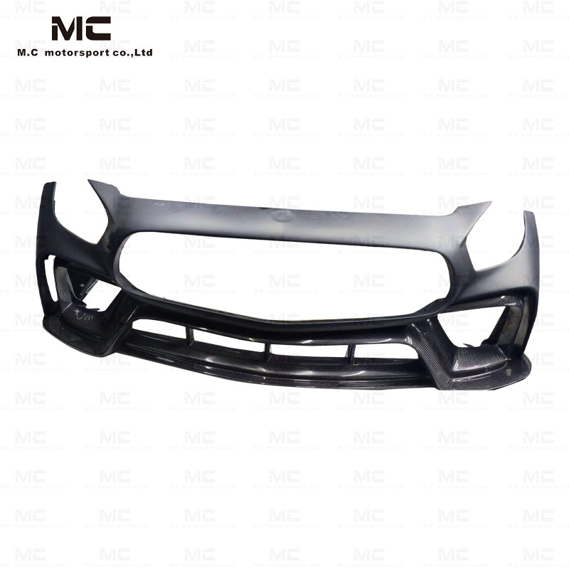 For Mercedes Benz AMG GT IMP Style Half Carbon Fiber Front Bumper 2016+