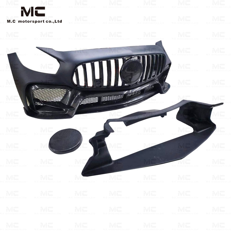 For Mercedes Benz AMG GT IMP Style Half Carbon Fiber Front Bumper 2016+
