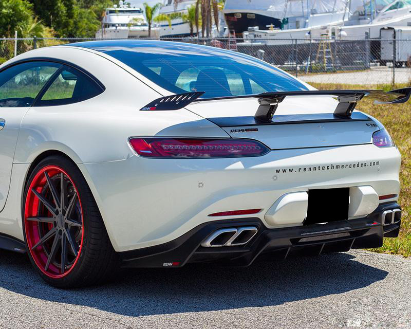 For Mercedes Benz AMG GT R Style Carbon Fiber Rear Diffuser 2016+