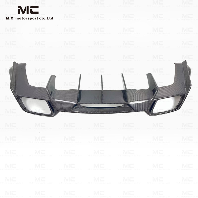For Mercedes Benz AMG GT R Style Carbon Fiber Rear Diffuser 2016+