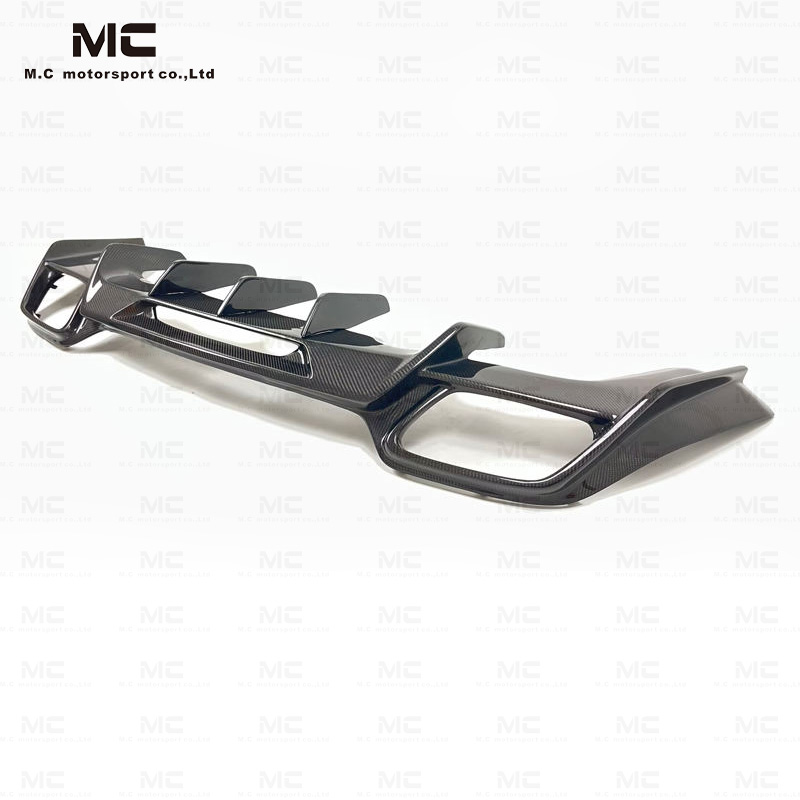 For Mercedes Benz AMG GT R Style Carbon Fiber Rear Diffuser 2016+