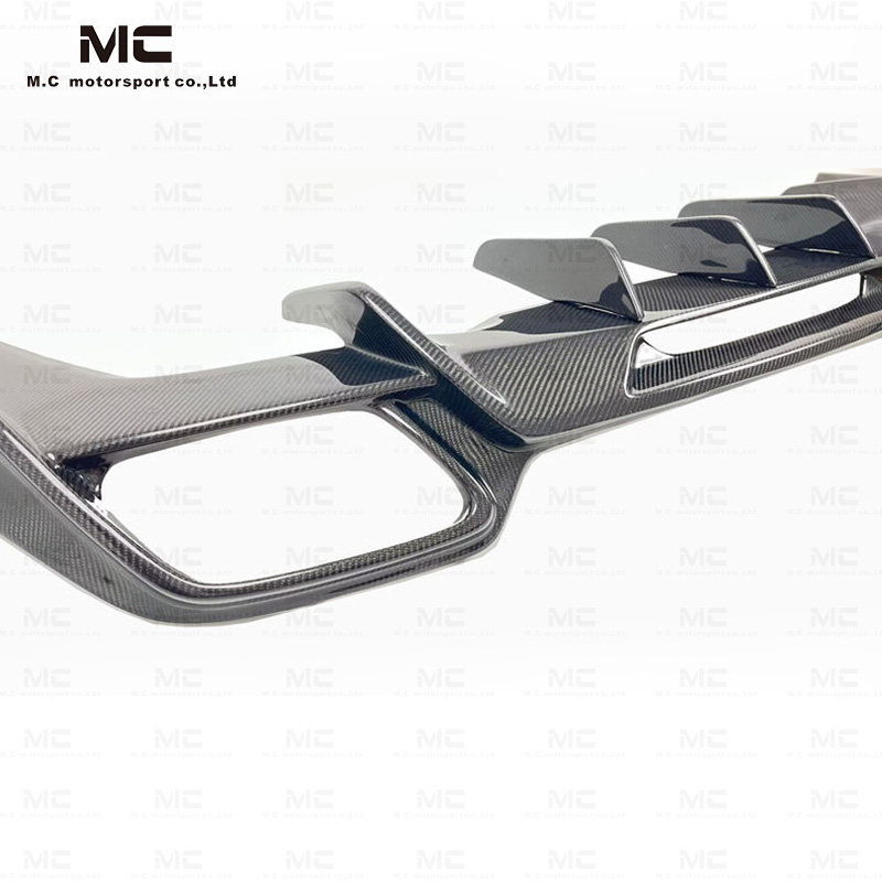 For Mercedes Benz AMG GT R Style Carbon Fiber Rear Diffuser 2016+
