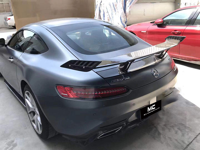 For Mercedes Benz AMG GT R Style Carbon Fiber Spoiler 2016+