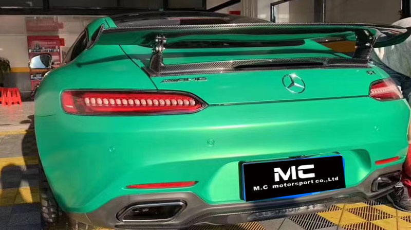 For Mercedes Benz AMG GT GTR Style Carbon Fiber Spoiler 2015+