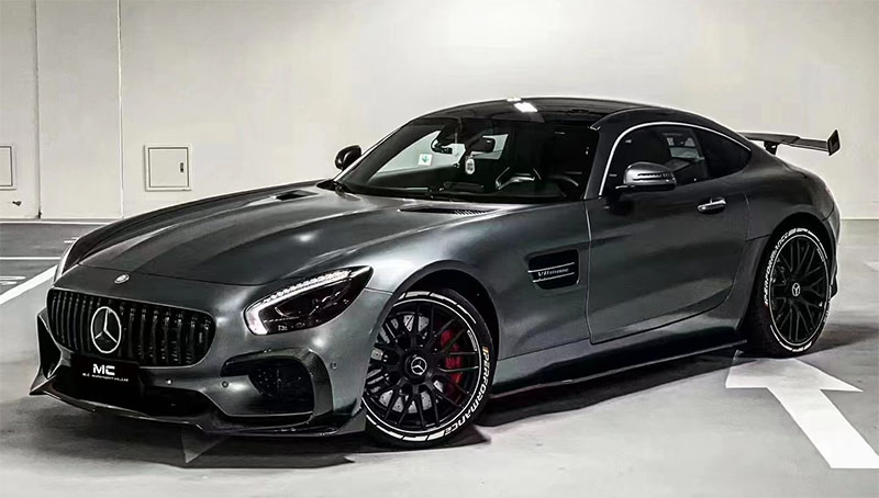 For Mercedes Benz AMG GT R Style Carbon Fiber Body Kit 2016+