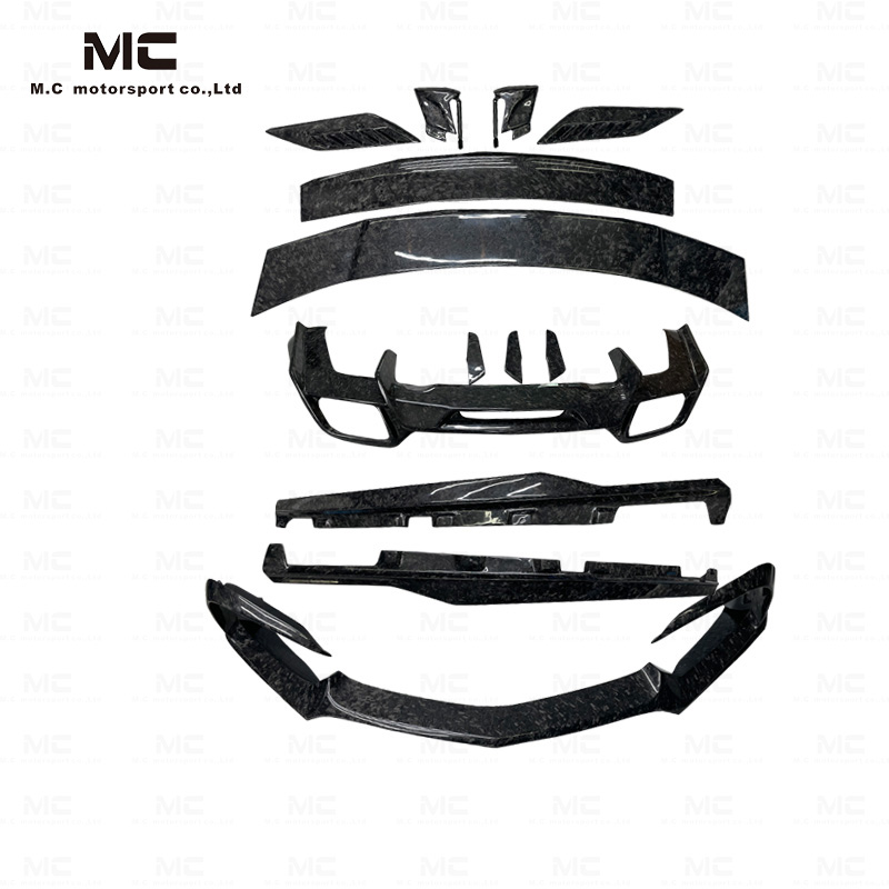 For Mercedes Benz AMG GT R Style Carbon Fiber Body Kit 2016+