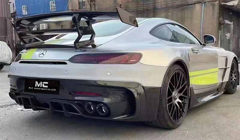 For Mercedes Benz AMG GT BS Style Carbon Fiber Spoiler 2016+