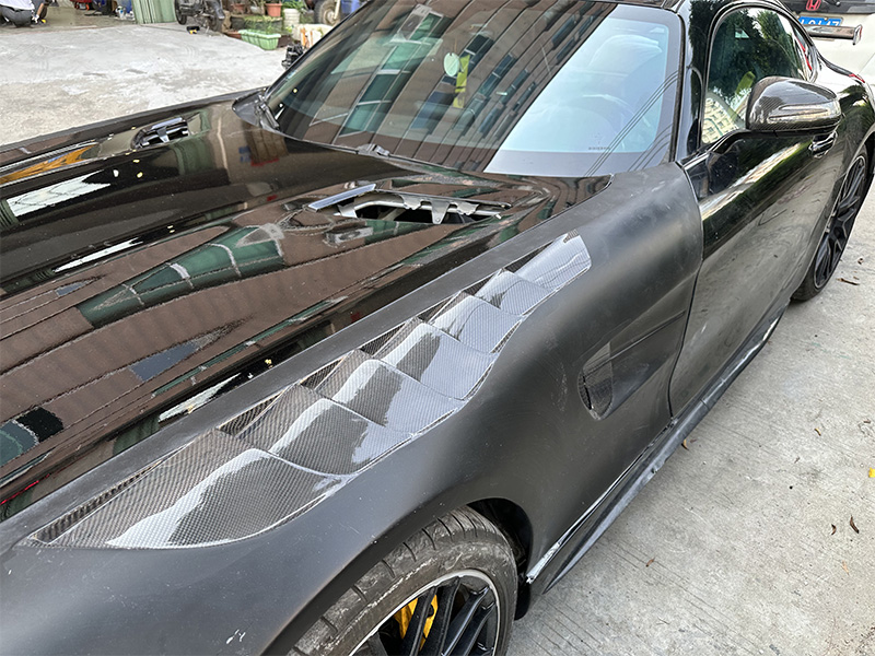 For Mercedes Benz AMG GT PRO Style Carbon Fiber Fenders 2016+