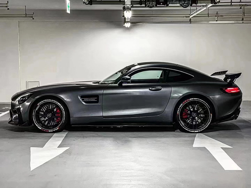 For Mercedes Benz AMG GT R Style Carbon Fiber Side Skirts 2016+