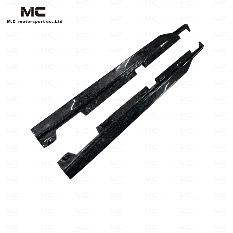 For Mercedes Benz AMG GT R Style Carbon Fiber Side Skirts 2016+