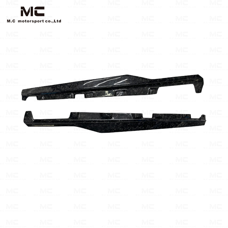 For Mercedes Benz AMG GT R Style Carbon Fiber Side Skirts 2016+