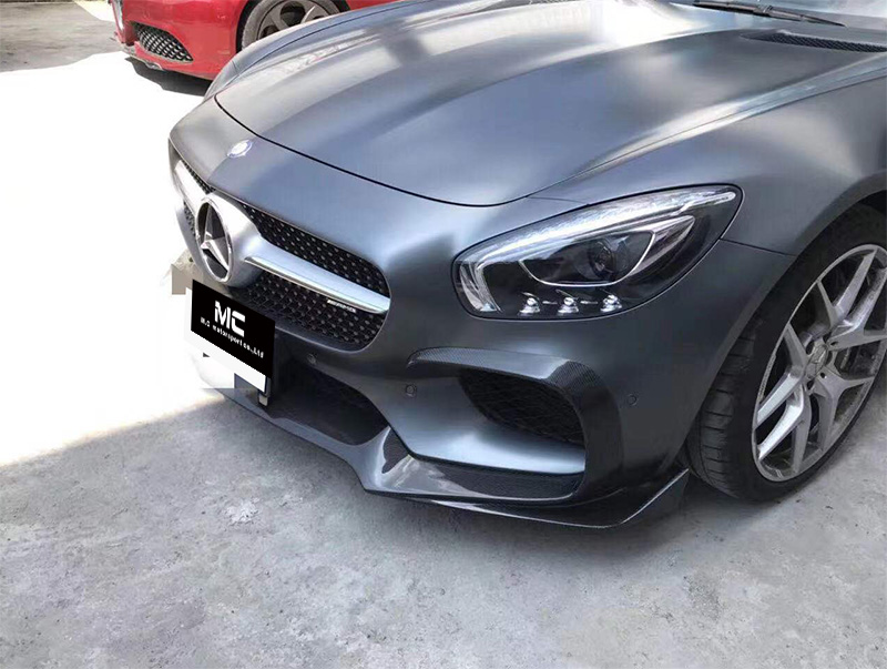 For Mercedes Benz AMG GT R Style Forged Carbon Fiber Front Lip 2016+