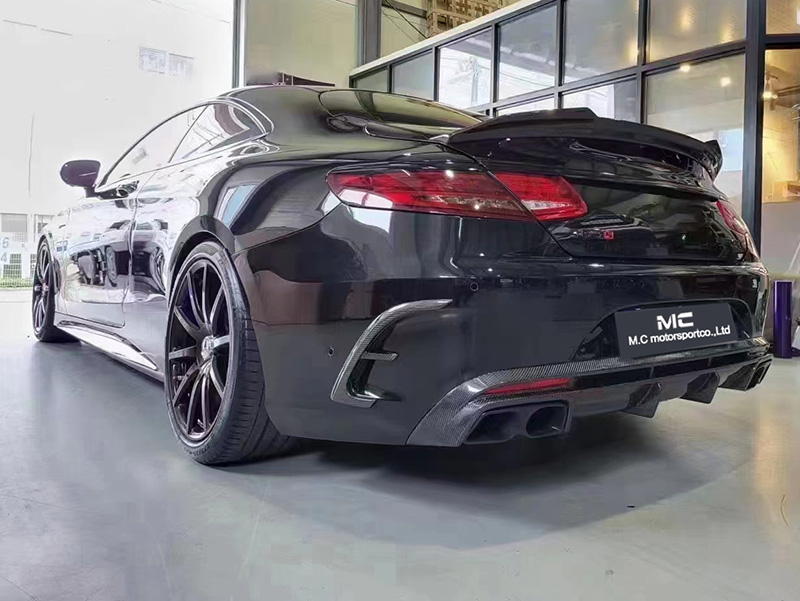 For Mercedes Benz C217 Carbon Fiber Canards 2014-2019