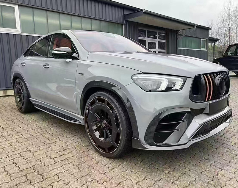 For Mercedes Benz Gle63 Carbon Fiber Front Lip 2019-2023
