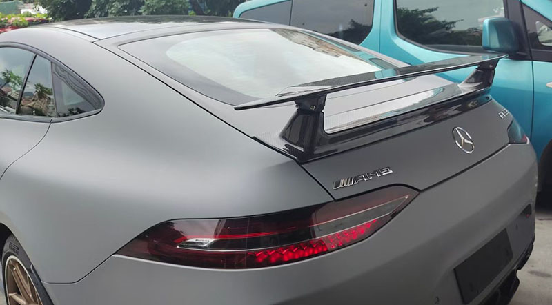 For Mercedes Benz GT50 GT63 ED1 Style Resin Carbon Fiber Spoiler 2020+